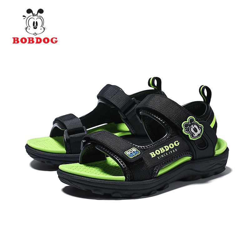Babdou Children'S Shoes 2024 Children'S Soft Bottom Non-Slip Open Toe Primary School Students Beach Shoes Trendy Sandals - Image 1