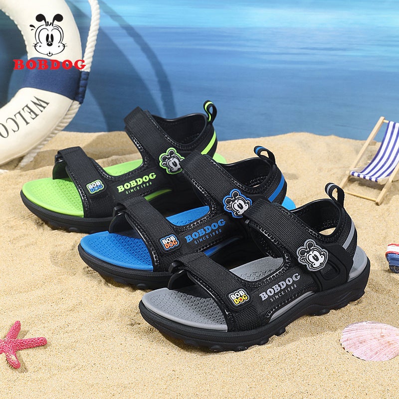 Babdou Children'S Shoes 2024 Children'S Soft Bottom Non-Slip Open Toe Primary School Students Beach Shoes Trendy Sandals - Image 5