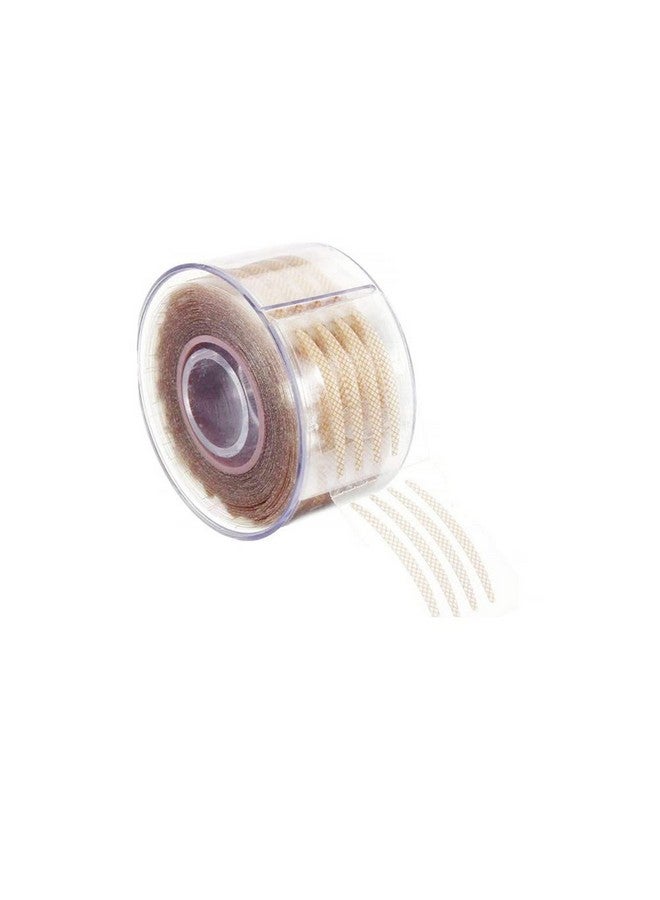 AISIBO 300 Pairs Adhesive Invisible Fiber Double Eyelid Tape Stickerswaterproof Eye Tape Natural Complexion With Y Shaped Fork (Silm) - Image 1