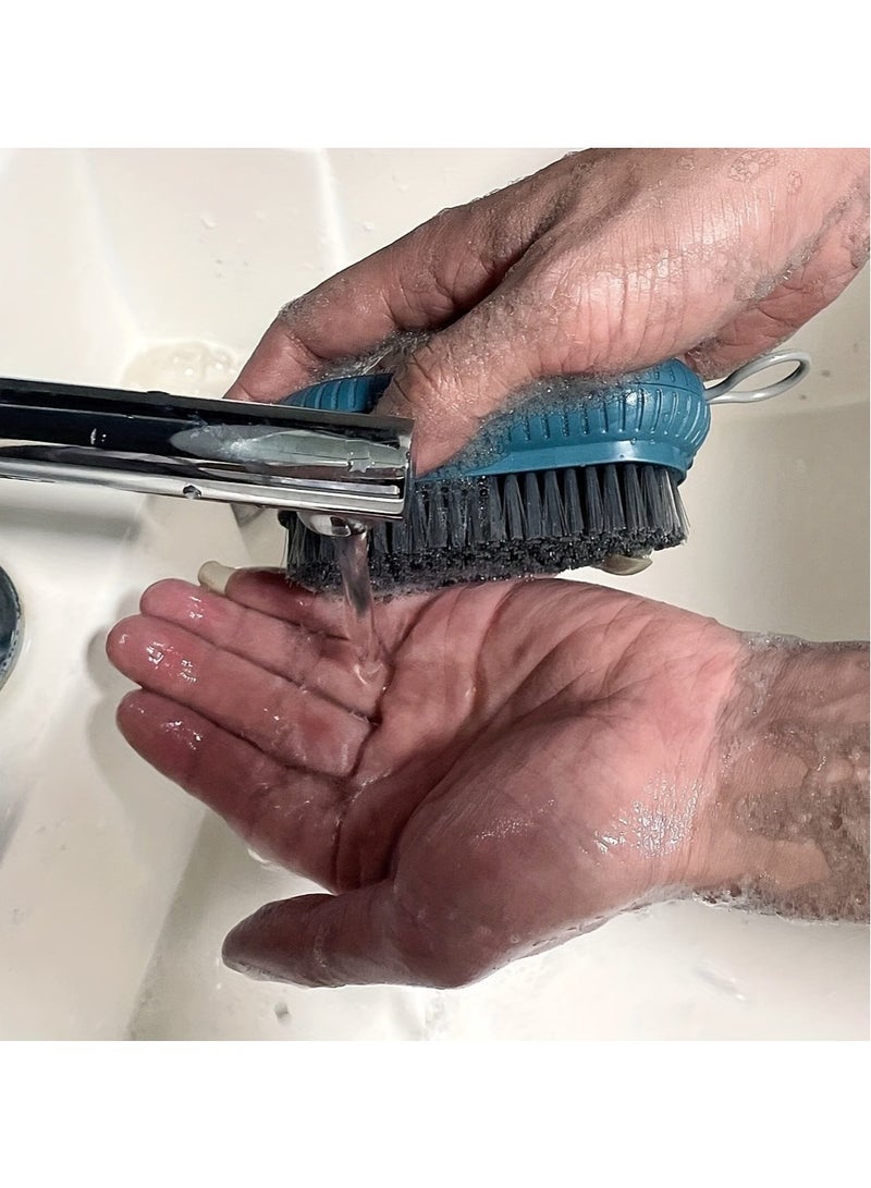 1 pcs Durable Heavy Duty Nail Brush for Men and Mechanics Stiff Bristles for Effective Nail Cleaning and Scrubbing - Image 2