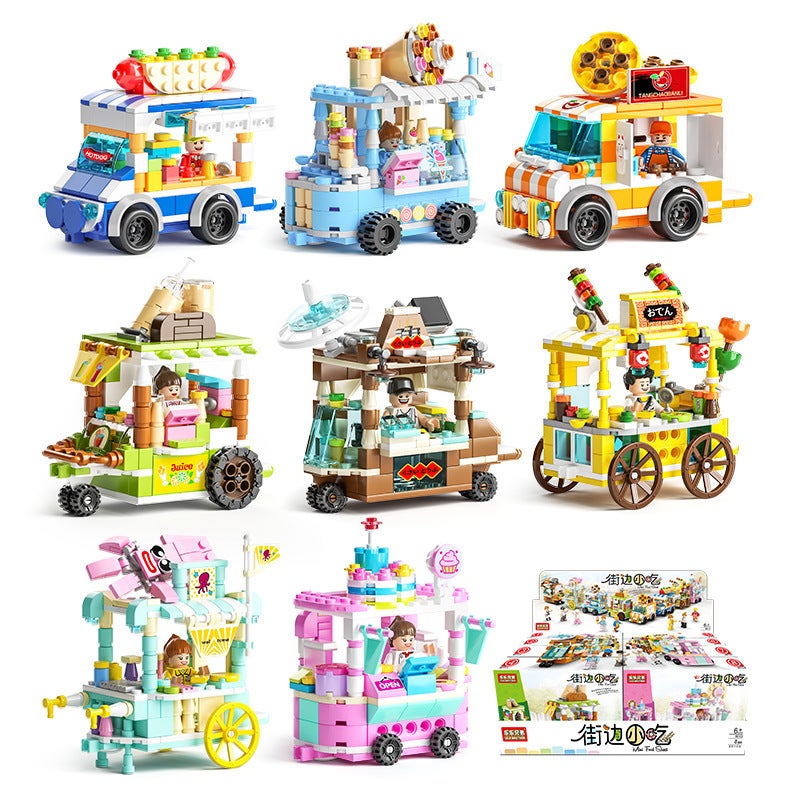 Children Street Snack Building Blocks Set - Image 5