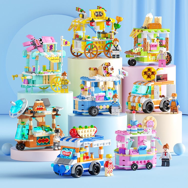 Children Street Snack Building Blocks Set - Image 1