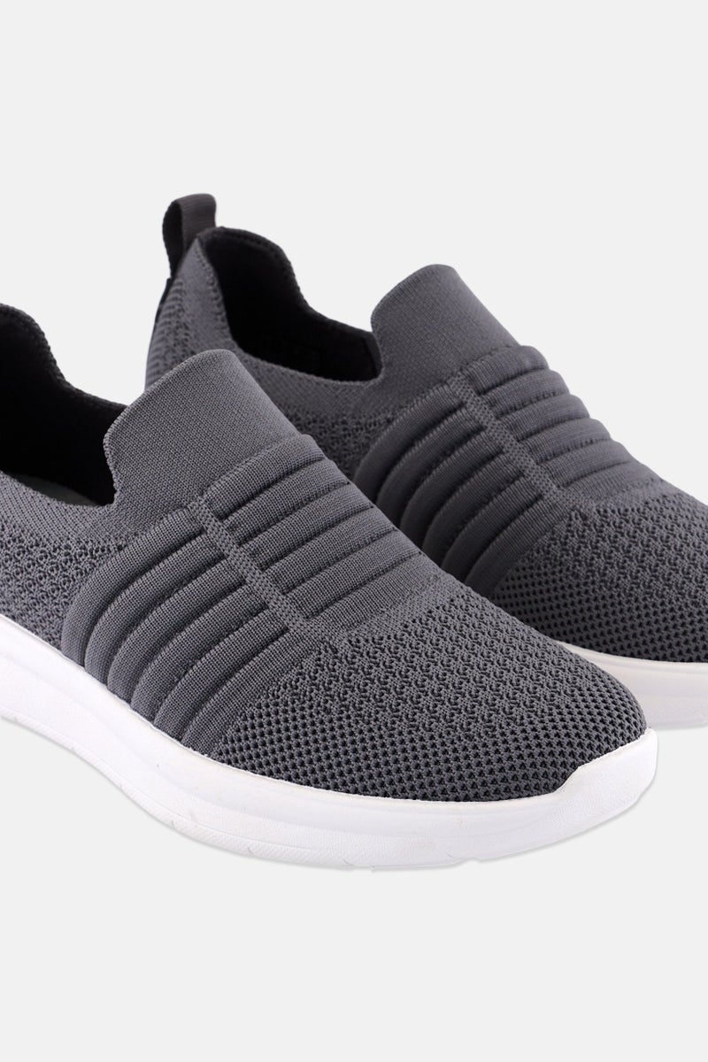 clarks Women Standard Slip On Casual Shoes, Light Grey - Image 3