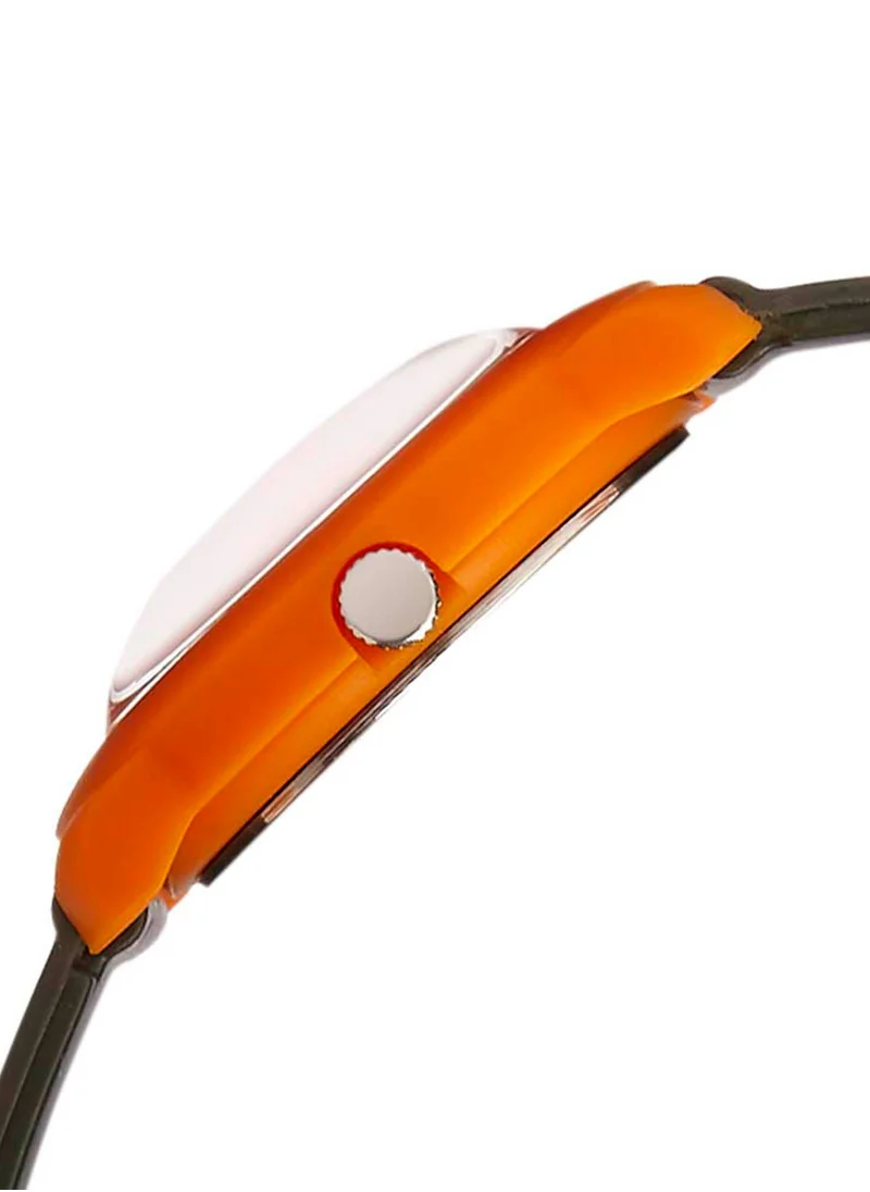 زوب Multicoloured Dial Grey Plastic Strap Watch