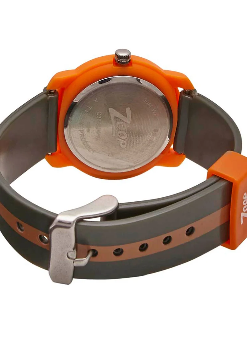 Zoop Multicoloured Dial Grey Plastic Strap Watch