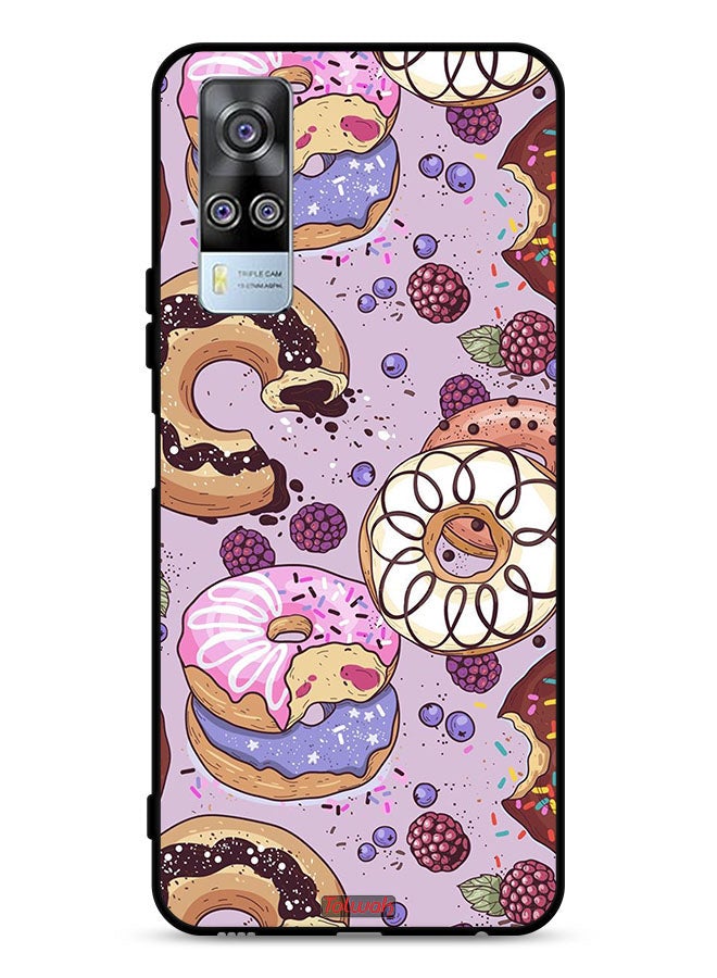 Tolwak vivo Y53s 4G Protective Case Cover Donuts Art - Image 1