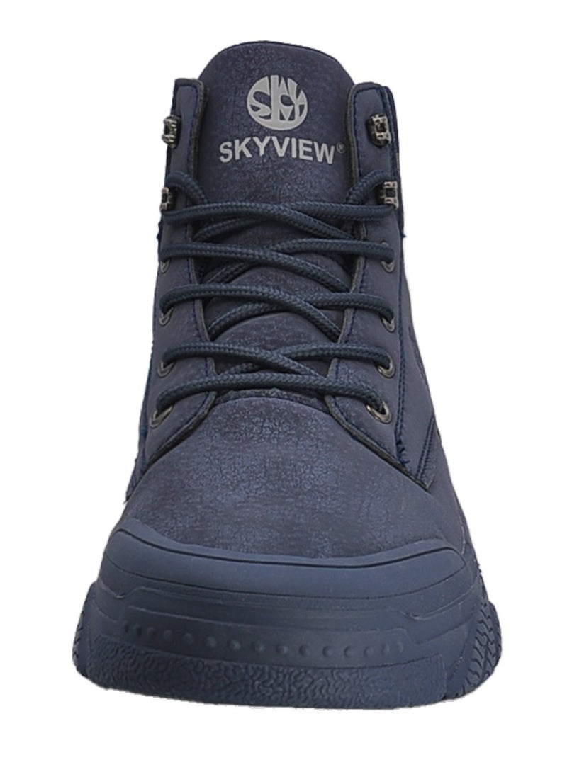 Sky View Boots Men's High Top Ankle Boots Anti-Slip Outdoor Hiking Fashionable Work Shoes - Image 3