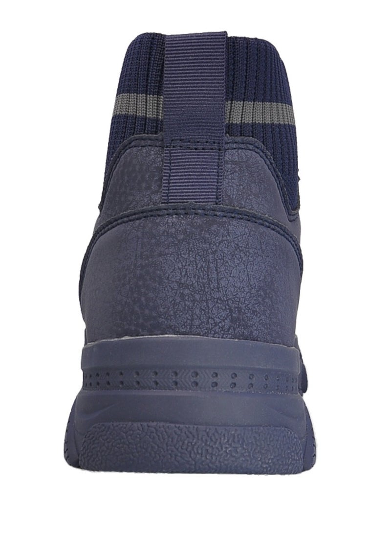 Sky View Boots Men's High Top Ankle Boots Anti-Slip Outdoor Hiking Fashionable Work Shoes - Image 4