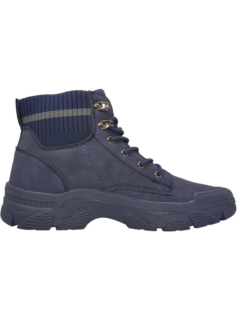 Sky View Boots Men's High Top Ankle Boots Anti-Slip Outdoor Hiking Fashionable Work Shoes - Image 2