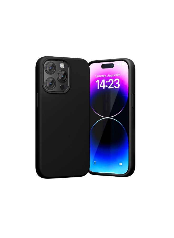 VENTION Liquid Silicone Case for iPhone 14 Pro with MagSafe Midnight Blue Model # KUEL0-30 - Image 1