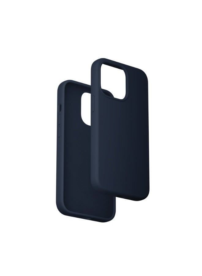 VENTION Liquid Silicone Case for iPhone 14 Pro with MagSafe Midnight Blue Model # KUEL0-30 - Image 2