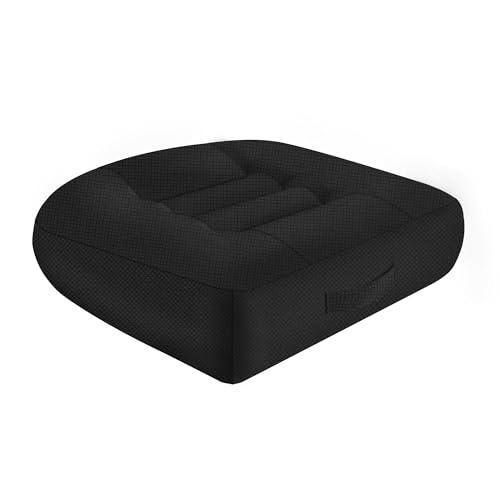 EDIETH Height-Adjustable Seat Cushion-15.7x15.7x4.7inches Improved Model with Adjustable Height Breathable Nylon mesh Fabric Ergonomic Design Suitable for use in Cars, Offices, and Outdoors - Image 1