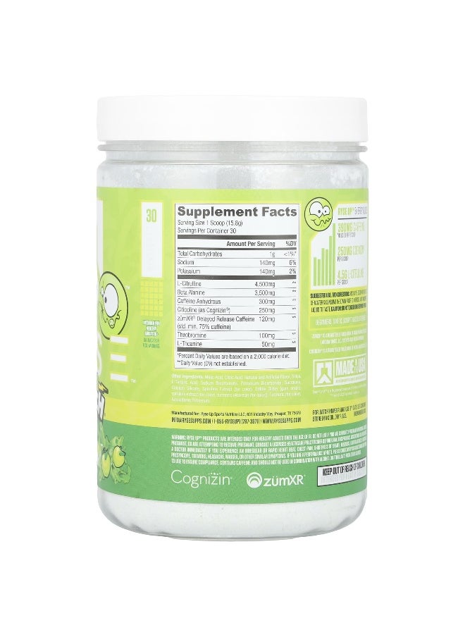 RYSE RYSE, Loaded Pre, Sour Punch® Sour Green Apple, 16.7 oz (474 g)  - Image 2
