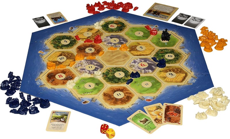 Superheated Neurons Catan Base Game | 3-4 Players | Official Version | English And Arabic Language | Family Game For Ages 10+ | Board Game - Strategy, Original - Made In Germany, ‎693602 - Image 2