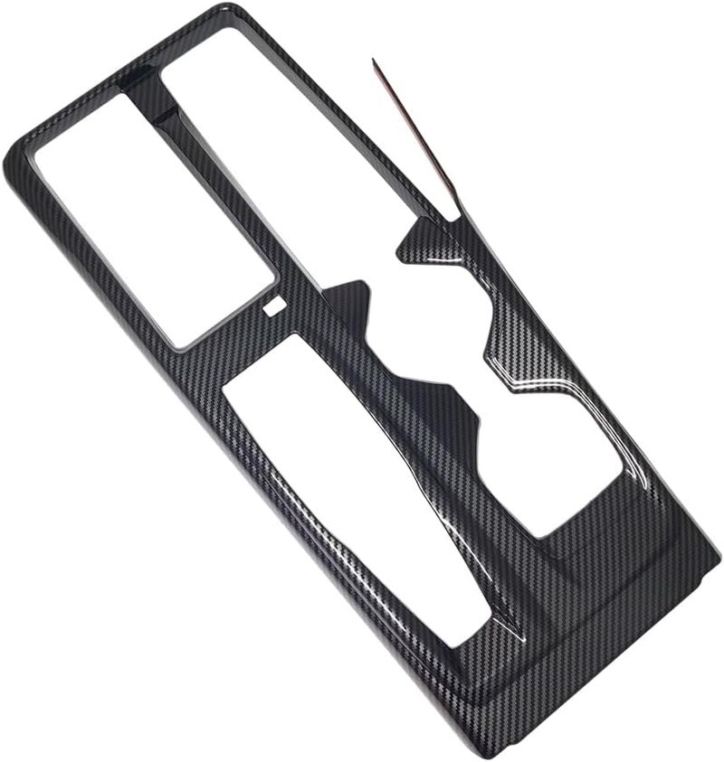 Kolya Center Console Gear Shift Panel Frame Cover Trim for 2025 Toyota Camry - Carbon Fiber Style - Image 3
