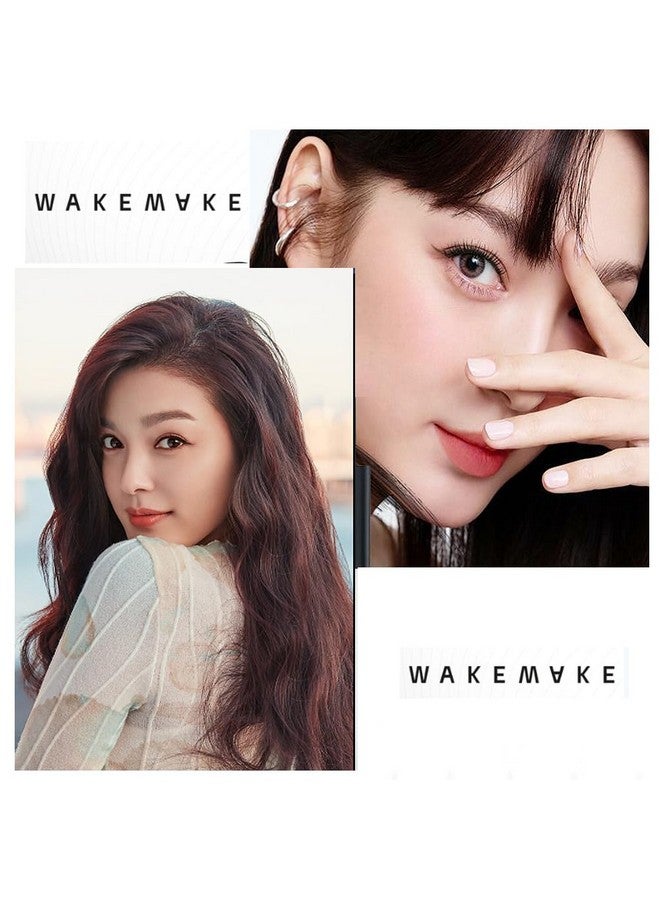 WAKEMAKE Real Ash Brush Eyeliner, Korean Makeup Liquid Eyeliner, Smudge-Proof, Ultra-Fine Tip, Long Lasting Waterproof Liquid Eyeliner 0.04 Oz (Pack Of 2) (02 Ash Brown) - Image 4