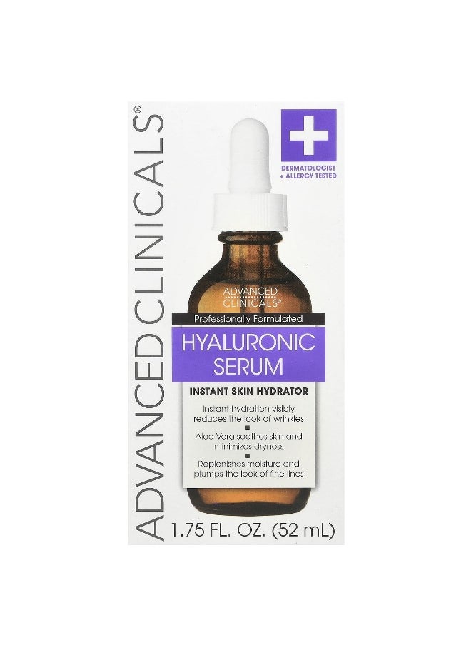 Advanced Clinicals Advanced Clinicals, Hyaluronic Serum, 1.75 fl oz (52 ml)  - Image 2