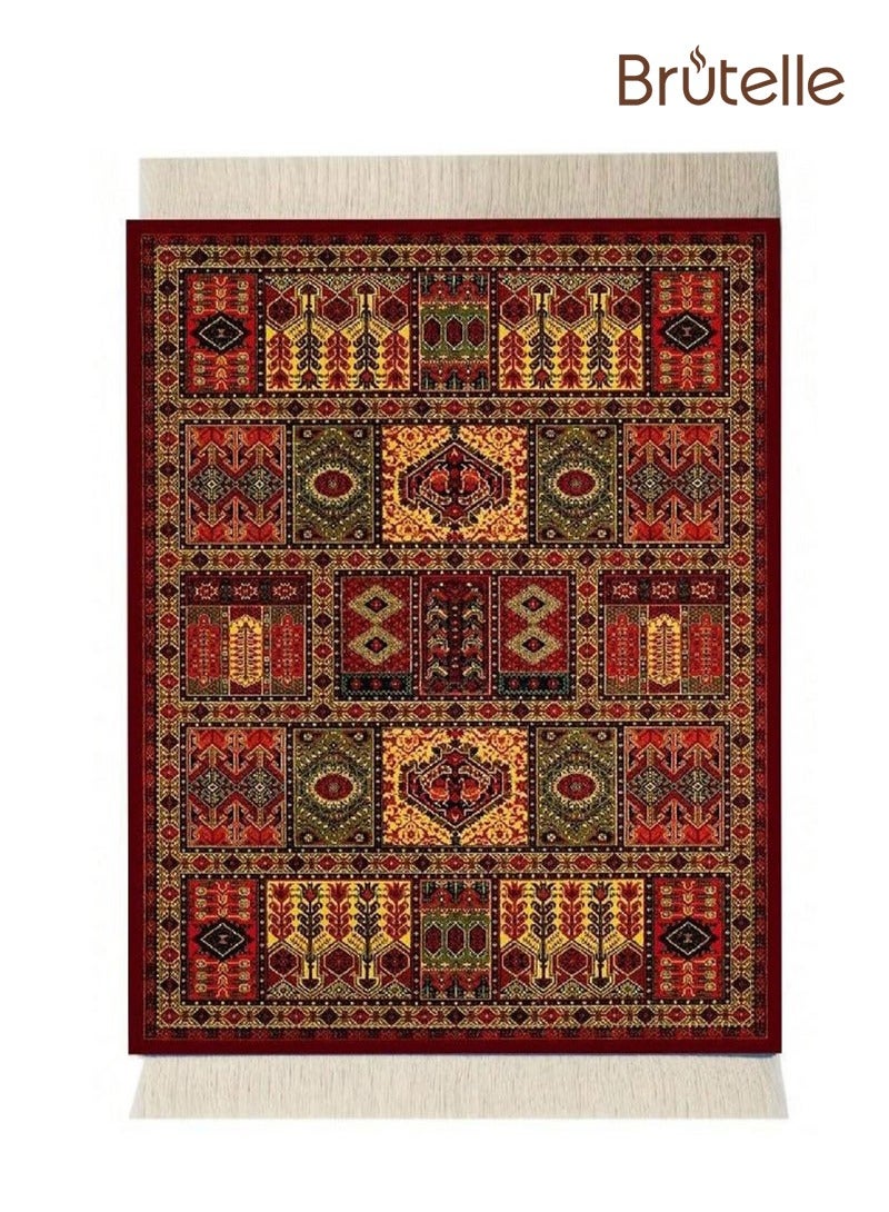 بريتيل حصيرة قهوة على الطراز العربي معزولة ماصة للقهوة أو الشاي، حصيرة طاولة مقاومة للحرارة، مقاومة للتجفيف، غير قابلة للانزلاق، مناسبة لماكينة القهوة، وعاء القهوة، ملحقات القهوة، قطعة واحدة - Image 1