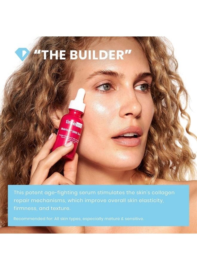 Timeless Skin Care Matrixyl 3000 Serum - 1 oz, 2 Pack - Prevent Visible Aging, Repair Damage, Improve Skin Firmness, Elasticity & Hydration - With Hyaluronic Acid - For All Skin Types, Sensitive Skin  - Image 2