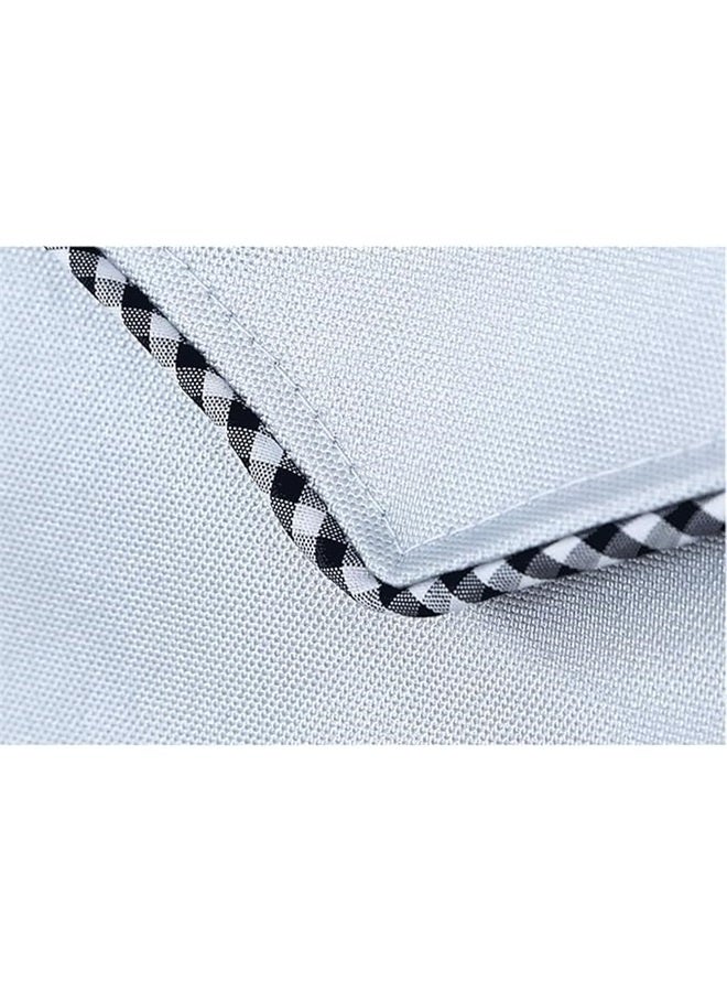Waterproof Washing Machine Cover Grey，Appliance Dust Cover Washer Cover Drum Washing Machine Cover，Waterproof Sunscreen Clothes Hood，For Front-loading machine Waterproof dustproof Thin Dust Cover for Home Appliances(60*65*85cm)  - Image 4