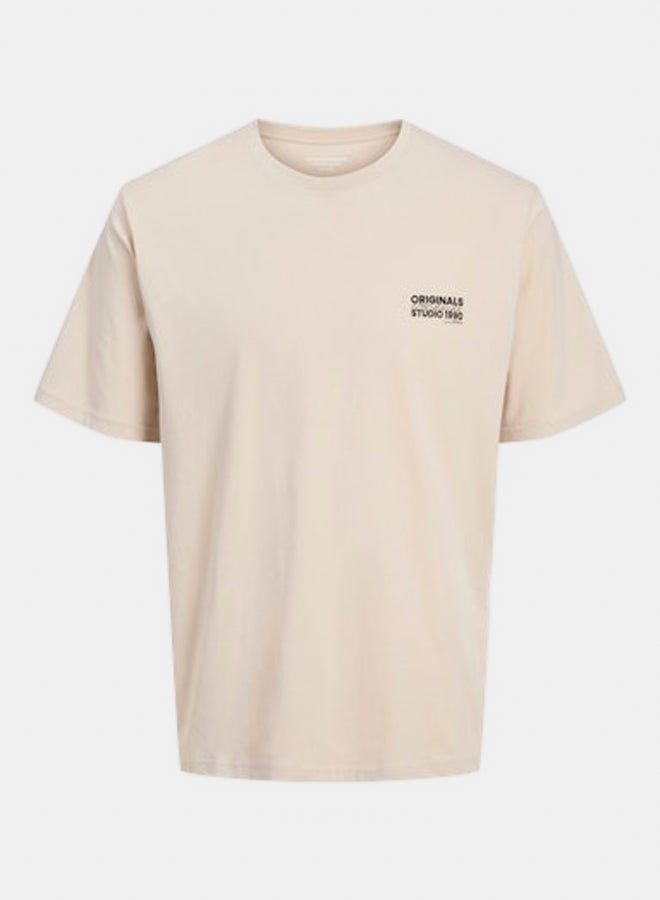 JACK & JONES JACK & JONES Mens Vesterbro Back Print Crew Neck Tee  - Image 5