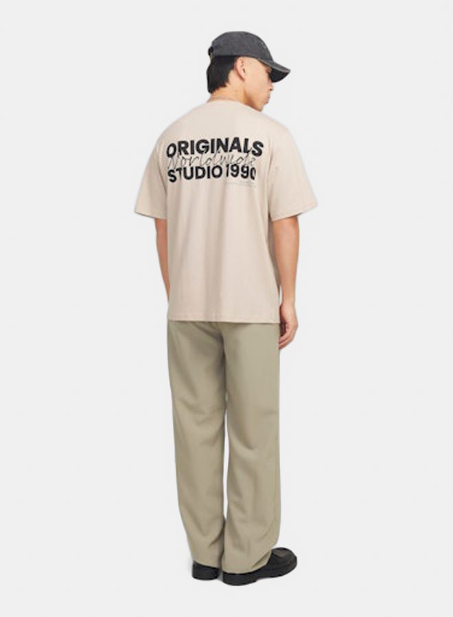 JACK & JONES JACK & JONES Mens Vesterbro Back Print Crew Neck Tee  - Image 1