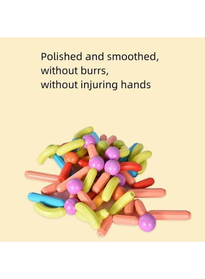 Educational Magnetic Stacking Game - 56 Pieces - Image 2