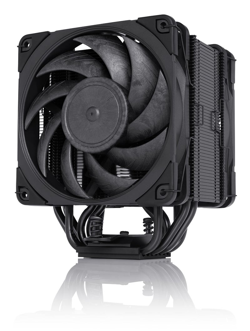 Noctua NH-U12A chromax.Black, 120mm Single-Tower CPU Cooler - Black I Intel LGA1700, LGA1200, LGA1150, LGA1151, LGA1155, LGA1156, LGA2011, LGA2066 & AMD AM4, AM5 - Image 1