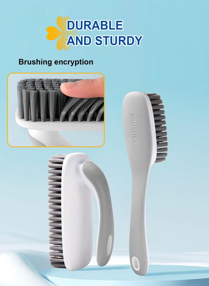 هومار كيت مجموعة فرشاة تنظيف متعددة الأغراض - عبوة من 5 فرش تنظيف للمطبخ والحمام للاستخدام المنزلي مع فرش متنوعة للأطباق والأواني والمقالي والأحواض والزجاجات - فرشاة أطباق بمقبض مريح - Image 3