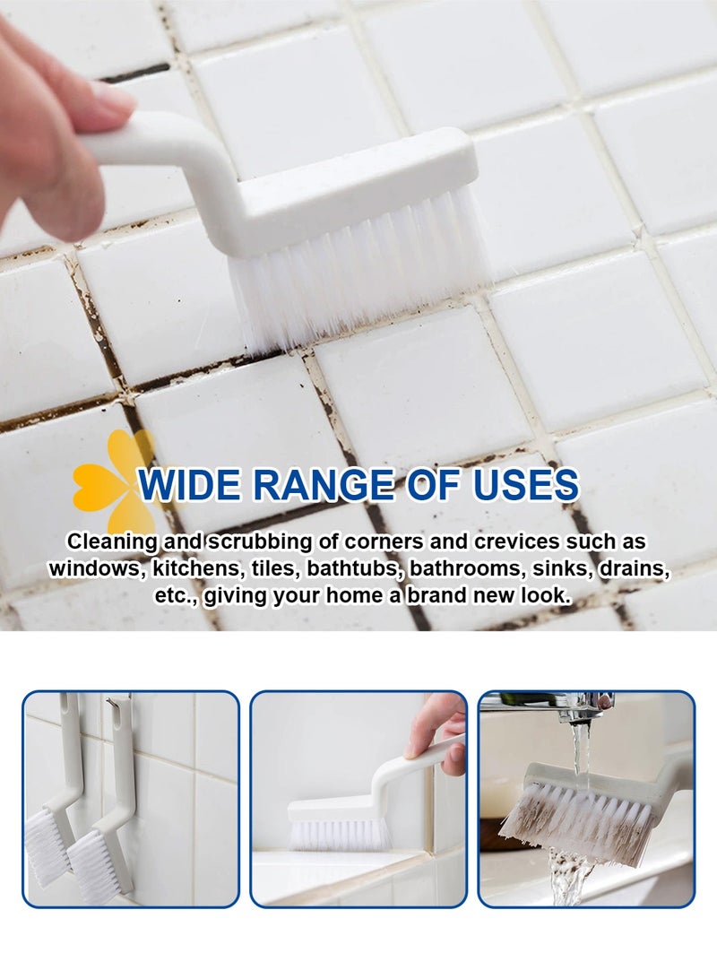 هومار كيت مجموعة فرشاة تنظيف متعددة الأغراض - عبوة من 5 فرش تنظيف للمطبخ والحمام للاستخدام المنزلي مع فرش متنوعة للأطباق والأواني والمقالي والأحواض والزجاجات - فرشاة أطباق بمقبض مريح - Image 5