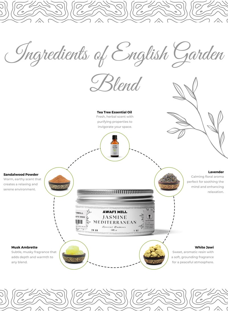 أباميك مزيج البخور الإنجليزي من الحديقة – بخور مصنوع يدويًا لرائحة نقية ومنعشة - Image 2
