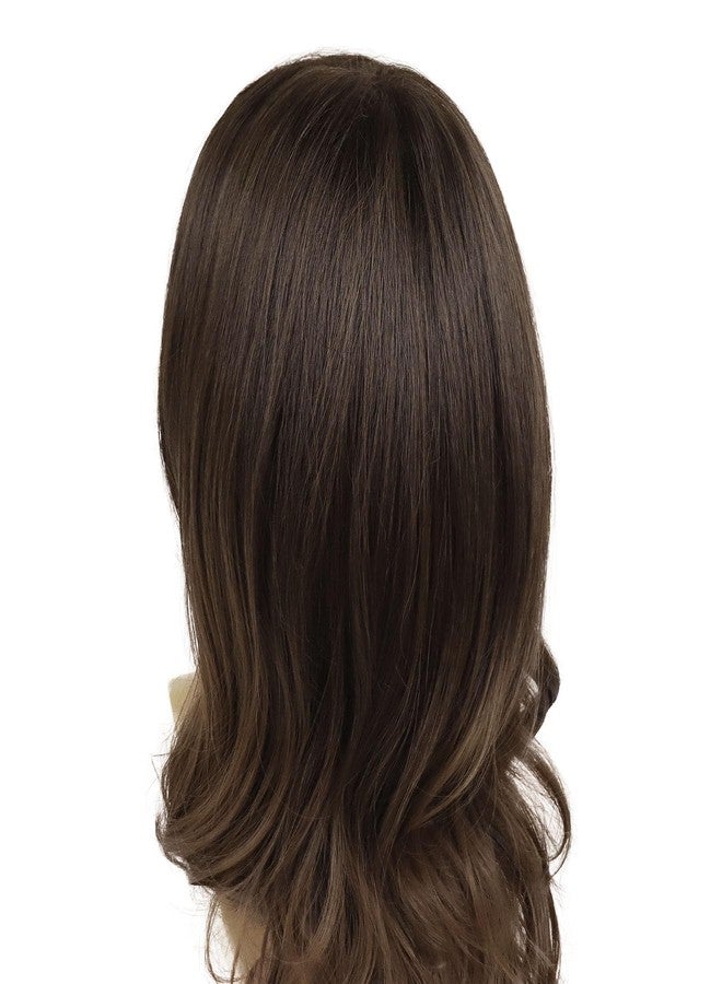 GNIMEGIL Sophisticated Long Wavy Cosplay Wig for Men in Rich Brown Natural Curly Wig Gentleman Halloween Costume Roleplay Wigs Brown in Synthetic Fiber - Image 5