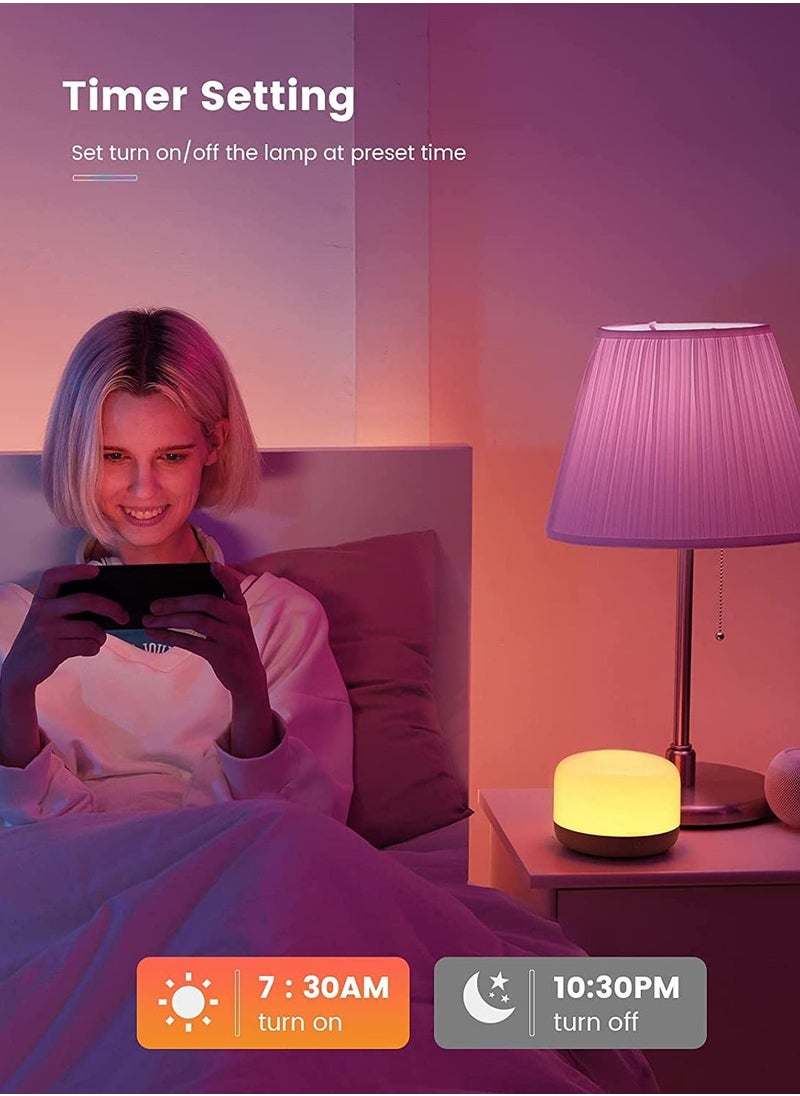 Yeelight - Yeelight Smart Bedside Table Lamp RAZER D2 Dimmable RGB Touch Light for Bedroom and Living Room Compatible with Ok Google Apple Home Kit and Alexa - Image 1
