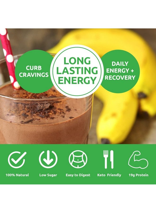 UCAN Energy + Whey Protein Powder - 19g Per Serving with Amino Acids EAAs & BCCAs - Keto Protein Powder - No Added Sugar, Gluten-Free - Cocoa - 12 Servings - Image 2