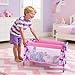BABESIDE Baby Doll Crib Set for 18 Inch Dolls Foldable Baby Doll Bed Playpen Toy Crib with Storage Bag for Reborn Baby Doll Accessories Purple Babydoll Crib - Image 4