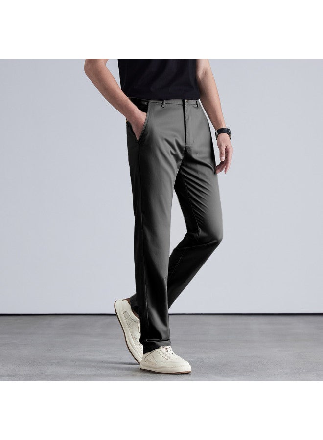 Tucano casual Easy-care Men's Pants - Comfortable, Versatile, Stretchy & Lightweight Mulberry Silk Fabric - Image 3
