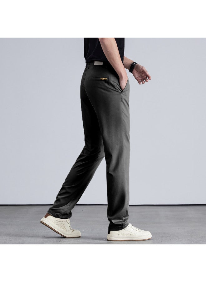 Tucano casual Easy-care Men's Pants - Comfortable, Versatile, Stretchy & Lightweight Mulberry Silk Fabric - Image 5