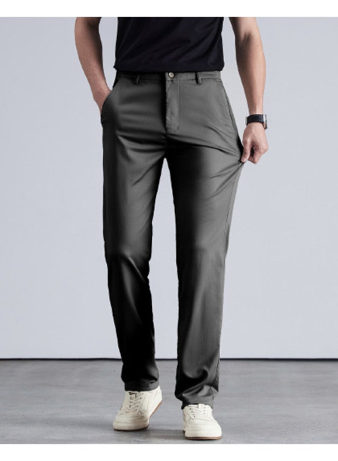 Tucano casual Easy-care Men's Pants - Comfortable, Versatile, Stretchy & Lightweight Mulberry Silk Fabric - Image 1