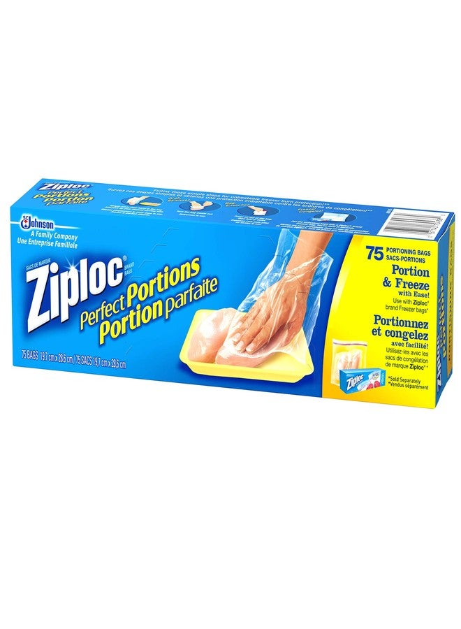Ziploc Perfect Portions Freezer Bag, 75 Count - Image 2