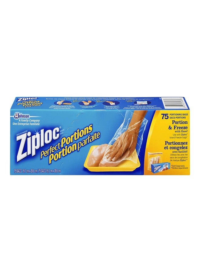 Ziploc Perfect Portions Freezer Bag, 75 Count - Image 1