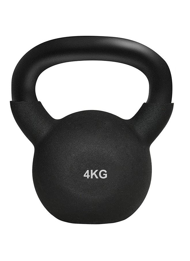 Yalla HomeGym Homegym Cast Iron Rubber Coated Kettlebell Floor Friendly Kettlebell 4Kg  - Image 1