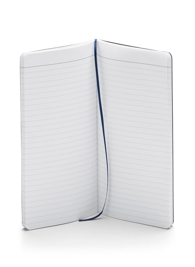 Poppin Medium Journal Notebook, Soft Cover Notebook for Journaling & Writing, 8.25 x 5 inches, 192 Pages, Ruled/Lined (Navy) - Image 2