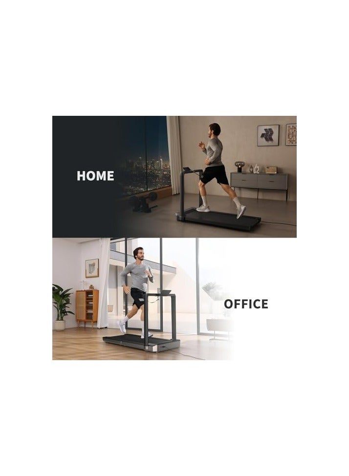Kingsmith Walkingpad MX16 Foldable Treadmill | 2-in-1 Walking & Running Machine, 16KM/H, 136KG Capacity, LED Display, App Support - Black