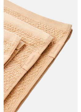 Muy Mucho 3 Pack Of Face Towel 32 x 32 cm, Beige  - Image 3