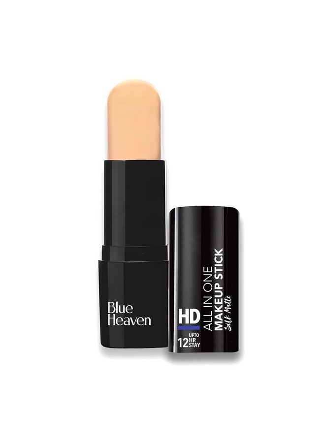 Blue Heaven Hd All In One Medium Coverage Makeup Stick Silk Matte101 Vanillavery Fair 10Gm1 Count - Image 1