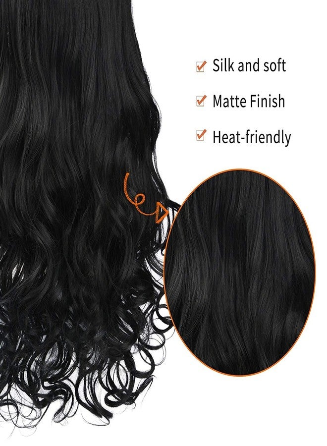 CEUTA Hair Extensions And Wigs Women's Natural Black Curly/Wavy Hair Extensions [NATURAL BLACK] - Image 4