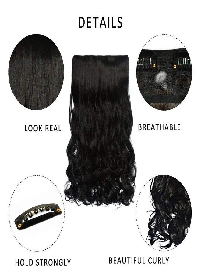 CEUTA Hair Extensions And Wigs Women's Natural Black Curly/Wavy Hair Extensions [NATURAL BLACK] - Image 5