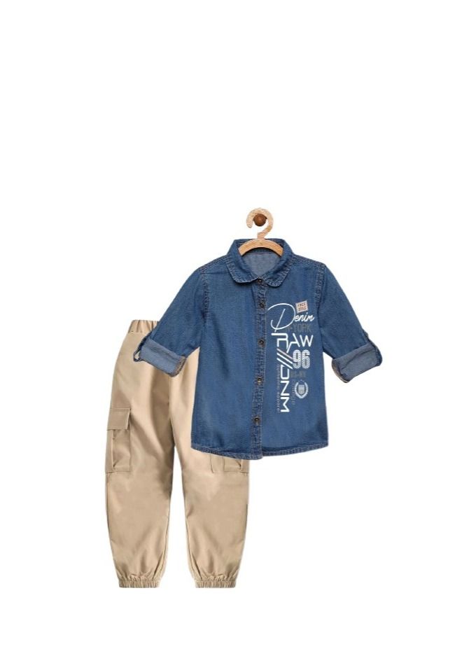Boys' two-piece chemise set 