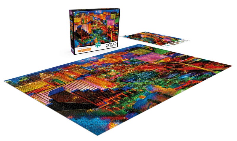 Buffalo Games - Viva Las Vegas - 2000 Piece Jigsaw Puzzle - Image 3