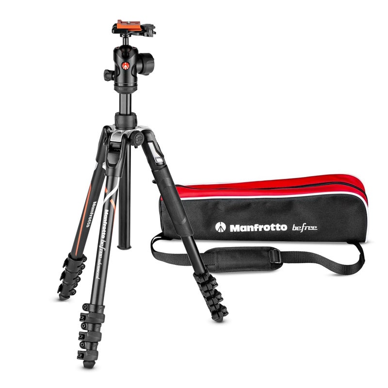 Manfrotto Befree Advanced Special Edition 4Section Aluminum Travel Tripod with 494 Center Ball Head for Sony Alpha Cameras